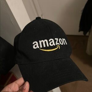 Amazon Black Cap with Velcro strap